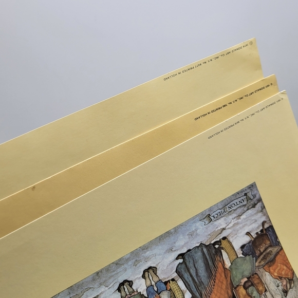 Lot of 3 ANTON PIECK Art by Donald Art 1971/1976 Printed in Holland - Picture 8 of 10